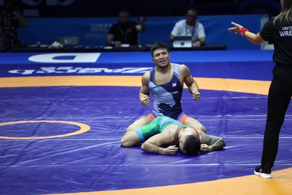 Нұрқожа Қайпанов – Тулга Тумур Очир І Еркін күрес І Әлем чемпионаты І 70 кг І 1/2