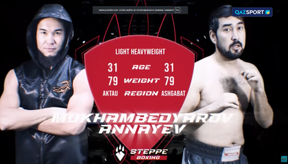 Амангелді Мұхамбедияров - Әшірбай Аннаев | Кәсіпқой бокс