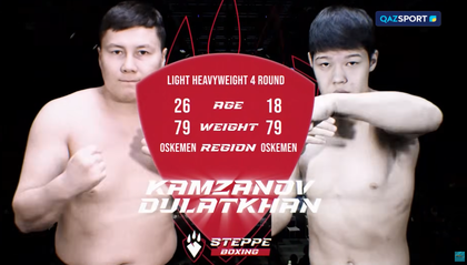 Қанат Қамзанов - Ерсұлтан Дулатхан | Кәсіпқой бокс