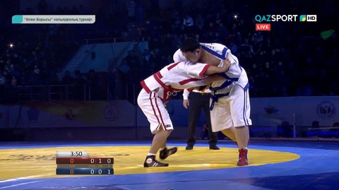 Айбек Нугымаров стал двукратным победителем турнира «Әлем барысы-2018» по казакша курес