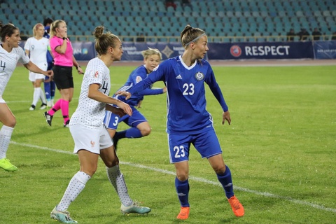 Сборная Казахстана уступила Франции