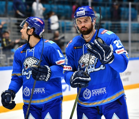 Состав столичного "Барыса" на выездную серию матчей