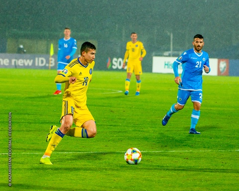 Сборная Казахстана выиграла Сан-Марино