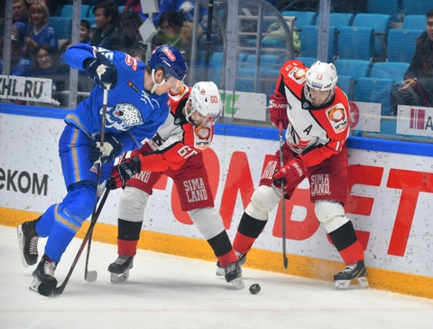 Матч "Автомобилист"-"Барыс" на телеканале "QAZSPORT" в прямом эфире