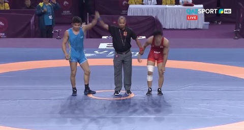 Нуркожа Кайпанов стал чемпионом Азии по вольной борьбе