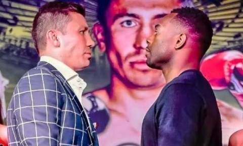 Геннадий Головкин мен Стив Роллс жекпе-жек алдында көз арбасты