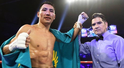 Титульный бой Жанибека Алимханулы в прямом эфире