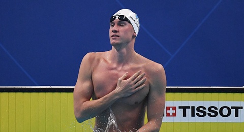 Дмитрий Баландин завоевал бронзовую медаль на втором этапе Champions Swim Series