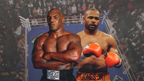 Поединок Майка Тайсона и Роя Джонса закончился вничью