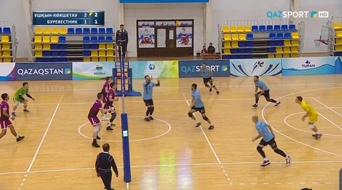 Чемпионат Казахстана по волейболу среди мужских команд. Обзор матчей 28 декабря