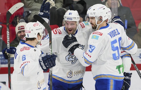 «Барыс» на выезде обыграл команду «Автомобилист»