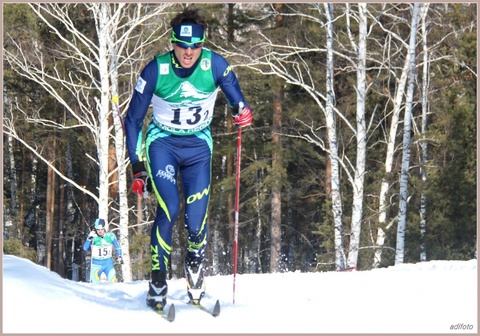 Виталий Пухкало занял 32-ое место в скиатлоне