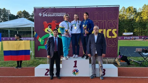 Ольга Хижнякова - серебренный призер Сурдлимпийских Игр