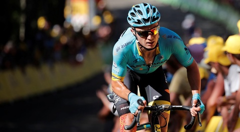 Казахстанский велогонщик занял девятое место в «Тур Де Франс»