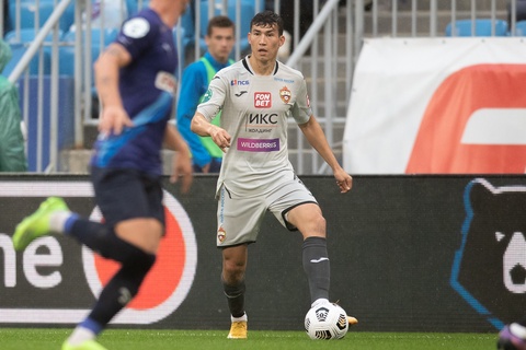 Бактиёр Зайнутдинов «Крылья Советов» - «ЦСКА» ойынының үздік ойыншысы атанды