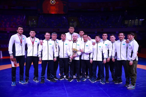 В Астане завершился Чемпионат Азии по борьбе