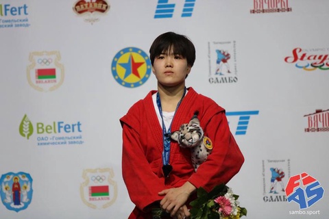 Гүлдана Альмұханбетова самбодан Әлем чемпионатының күміс жүлдегері атанды