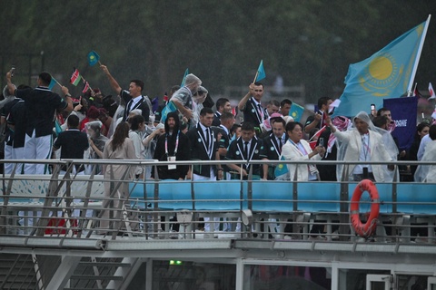 Қазақстан құрамасы Париж Олимпиадасының ашылу салтанатына қатысты