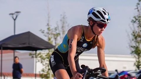 Триатлоншы Екатерина Шабалина жарысты аяқтай алмады