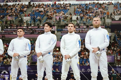 Мужская команда Казахстана по фехтованию на шпаге завершила Олимпийские игры на месте