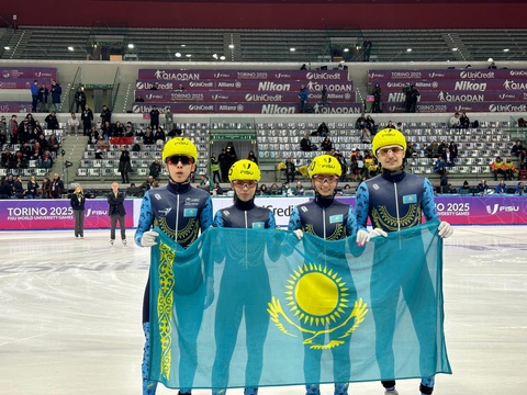 Шорт-трек: Сборная Казахстана завоевала бронзу в смешанной эстафете на Универсиаде
