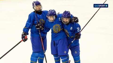 Юниорская женская сборная Казахстана по хоккею с шайбой одержала вторую победу