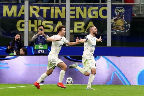 «Кайрат» уступил «Интеру» со счётом 2:1