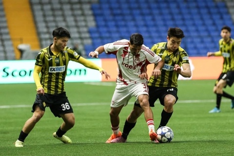 U19 «Кайрата» обыграл молодежку «Олимпиакоса» со счётом 2:0