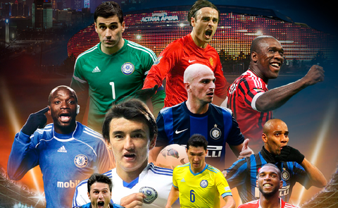 В столице состоялся товарищеский матч между легендами Казахстана и легендами мирового футбола