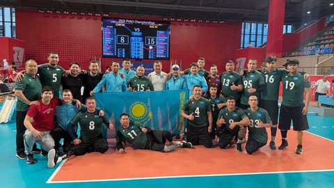 Сборная Казахстана по параволейболу впервые стала чемпионом Азии