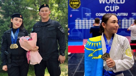 Жанар Дегенбай завоевала Кубок мира по комбату дзю-дзюцу