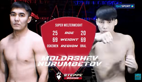  Нығматулла Молдашев – Қайсар Нұрымбетов | Профессиональный бокс