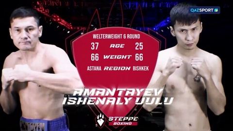 Мұхит Амантаев - Марат Ишеналы уулу | Профессиональный бокс
