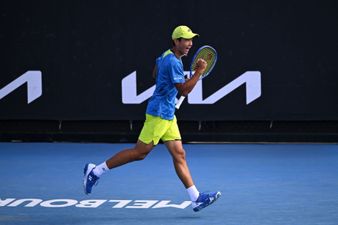 Зангар Нурланулы вышел в четвертьфинал турнира Australian Open Juniors