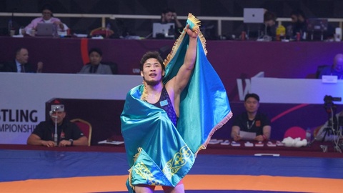 Алматбек Аманбек чемпион Азии по греко-римской борьбе