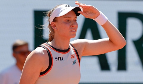 Елена Рыбакина завершила выступление на турнире Roland Garros