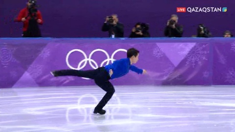 Олимпиада-2018. Денис Теннің қысқа бағдарламада өнер көрсетуі (ВИДЕО)