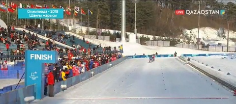 Пхенчхан-2018. Шаңғы жарысы бойынша 15 шақырым қашықтық бойынша еркін жүріп өту сайысы аяқталды