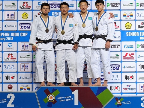 Казахстанские дзюдоисты стали призерами чемпионата Европы