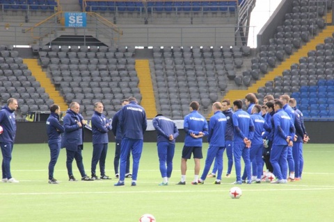 Объявлен стартовый состав на матч с Азербайджаном