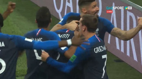 FIFA – 2018.  Франция құрамасы ӘЧ финалына жолдама алды