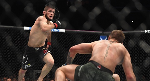 Хабиб Нурмагомедов победил Конора Макгрегора и защитил звание чемпиона UFC