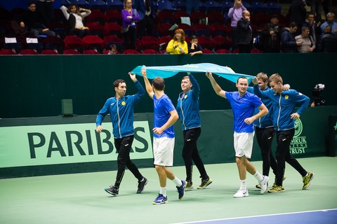 Сборная Казахстана сыграет с Португалией в квалификации Кубка Дэвиса-2019