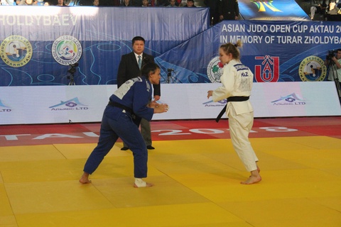 В Актау прошел открытый Кубок Азии по дзюдо
