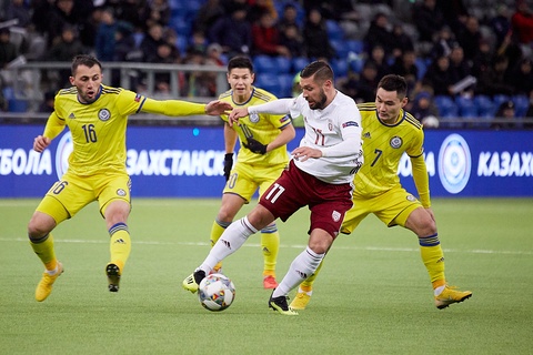 Қазақстан мен Латвия құрамалары тең тарқасты