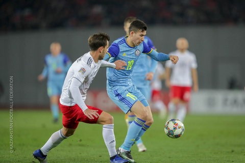 Сборная Казахстана уступила в заключительном туре Лиги Наций
