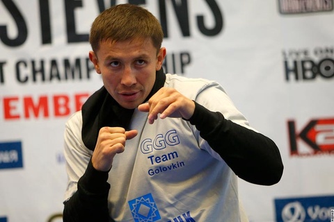 Геннадий Головкин мен Кертис Стивенстің ашық жаттығуы (ФОТО+ВИДЕО)