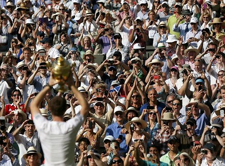Фотографии Энди Маррея и Рафаэля Надаля включены в число лучших снимков 2013 года