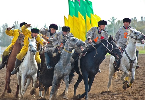 Көкпар. Солтүстікт Қазақстан облысы - Қарағанды облысы (ВИДЕО) 