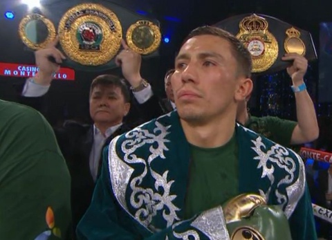 Геннадий Головкин ганалық Осуману Адаманы техникалық нокаутпен жеңді 